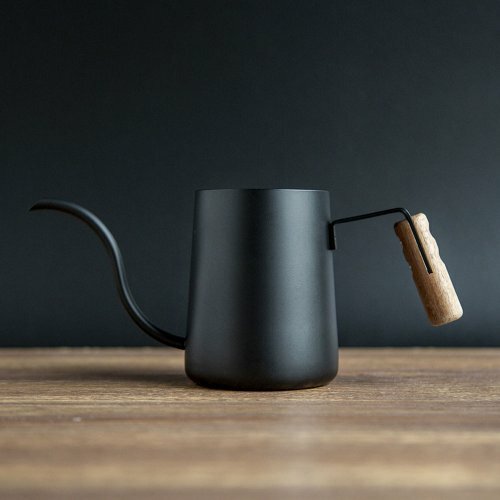 minos 胡桃木柄 掛耳手沖壺 300ml ( 黑/白/石洗 3色) / 質感手沖壺 / 手沖咖啡器材