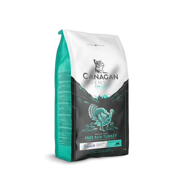 CANAGAN 原之選無穀物天然貓糧 - 火雞健齒配方 1.5kg