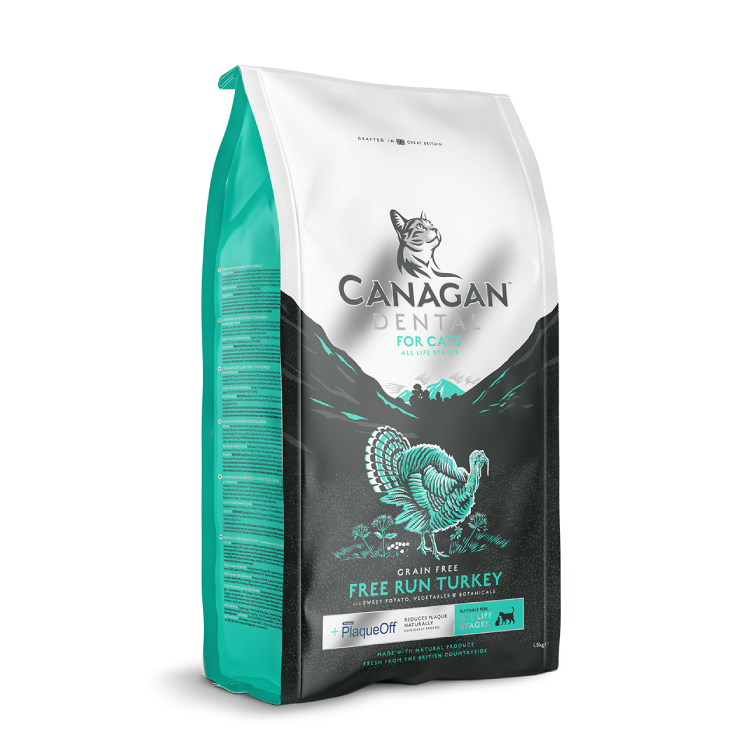 CANAGAN 原之選無穀物天然貓糧 - 火雞健齒配方 4kg