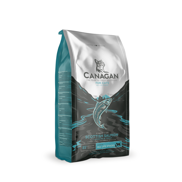 CANAGAN 原之選無穀物天然貓糧 - 蘇格蘭三文魚配方 1.5kg