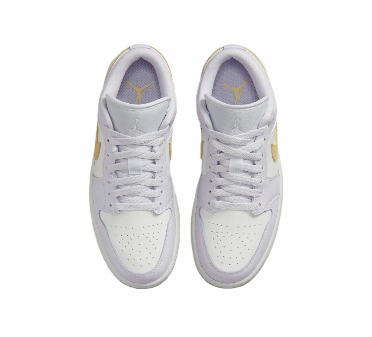 代購 Air Jordan 1 LOW WMNS"Barely Grape" 復古籃球鞋 白紫 MAR-