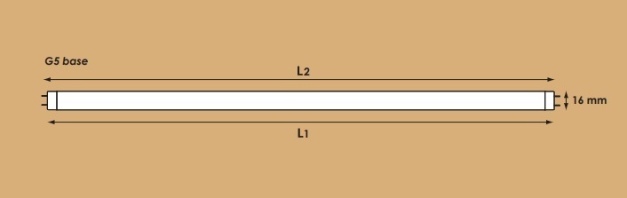 KANDOLITE T5 (16MM) 21W 3FT 管狀熒光燈