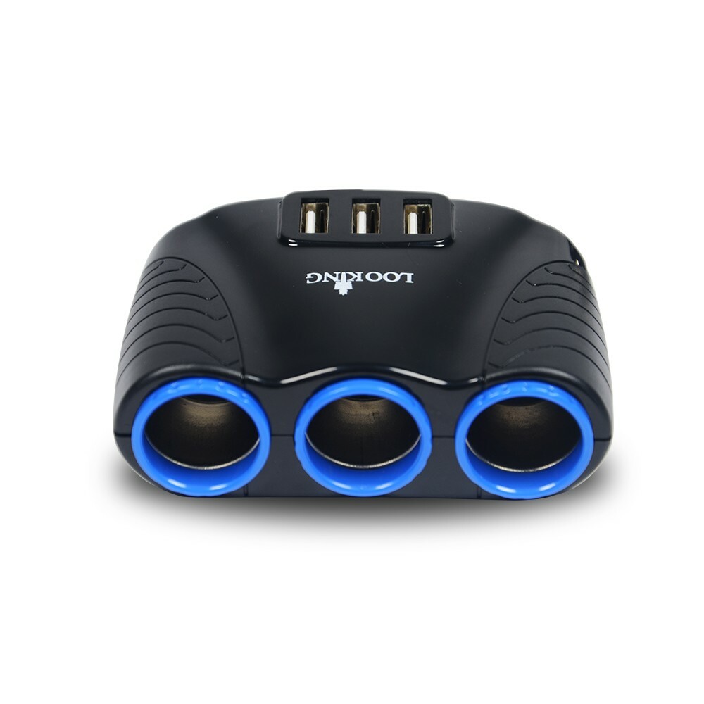 【Looking】車充-USB點煙器擴充座