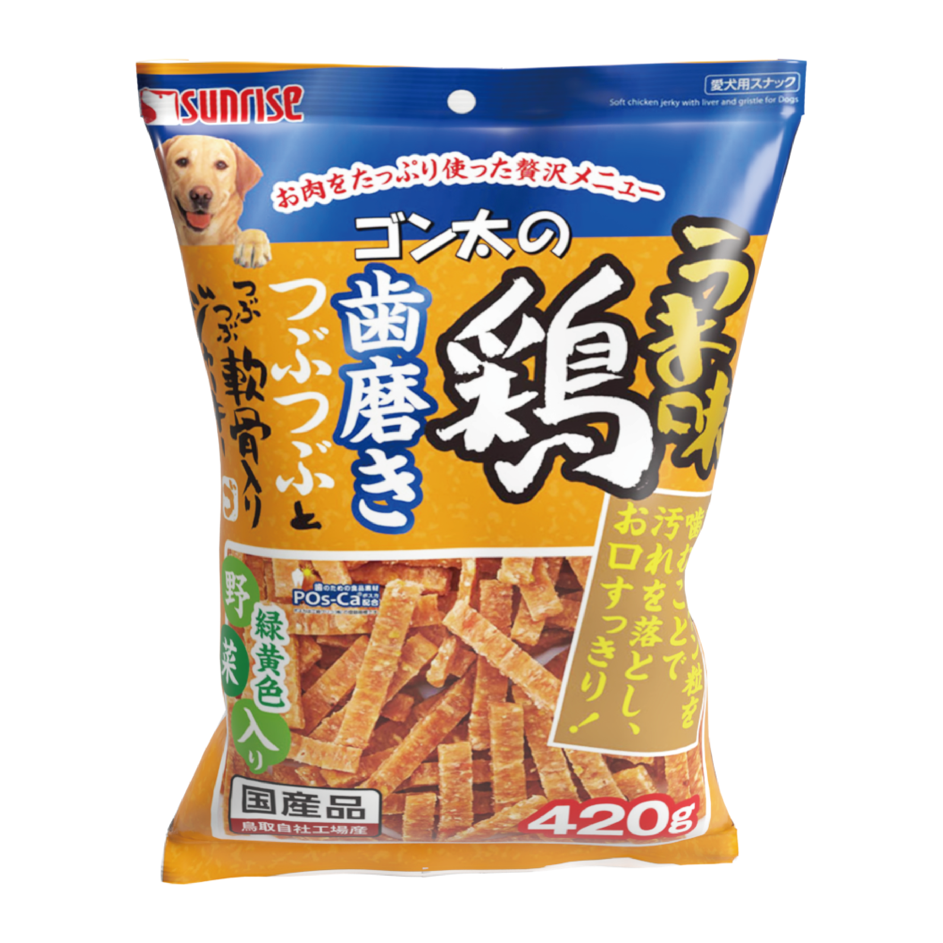 Sunrise｜雞肉軟骨潔齒條 420g (SUN-8290)