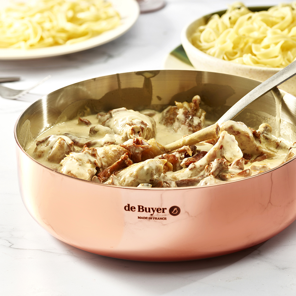 Inocuivre 系列 | 黃銅柄平底主廚銅鍋