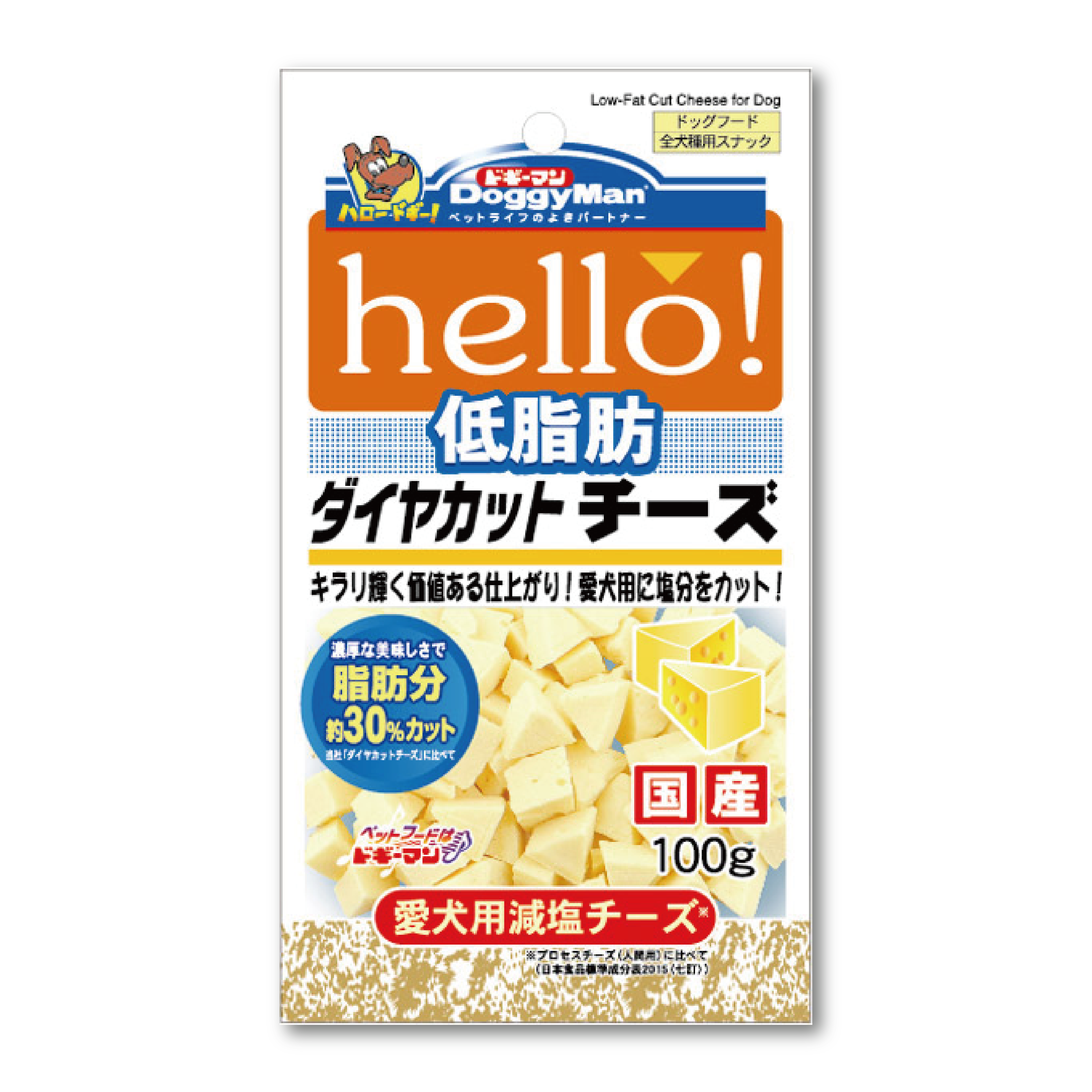 Doggyman｜hello 芝士角切 100g (DYM-0201)