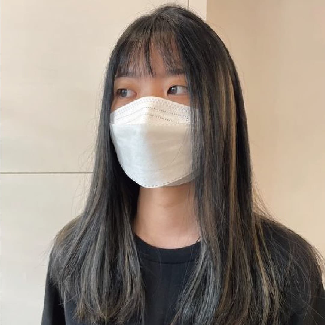 苗栗髮廊推薦美髮設計師Kelly手刷染作品
