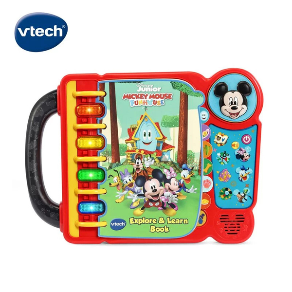 《 英國 Vtech 》 迪士尼聲光互動啟蒙學習書-米奇妙妙屋