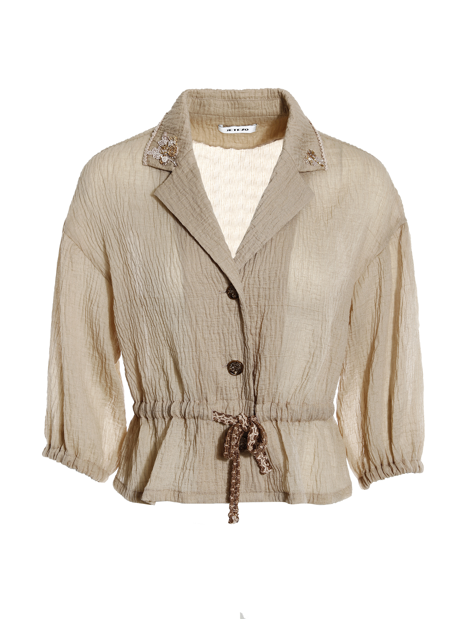 BC1EB038D1 天空之城休閒收束短襯罩衫