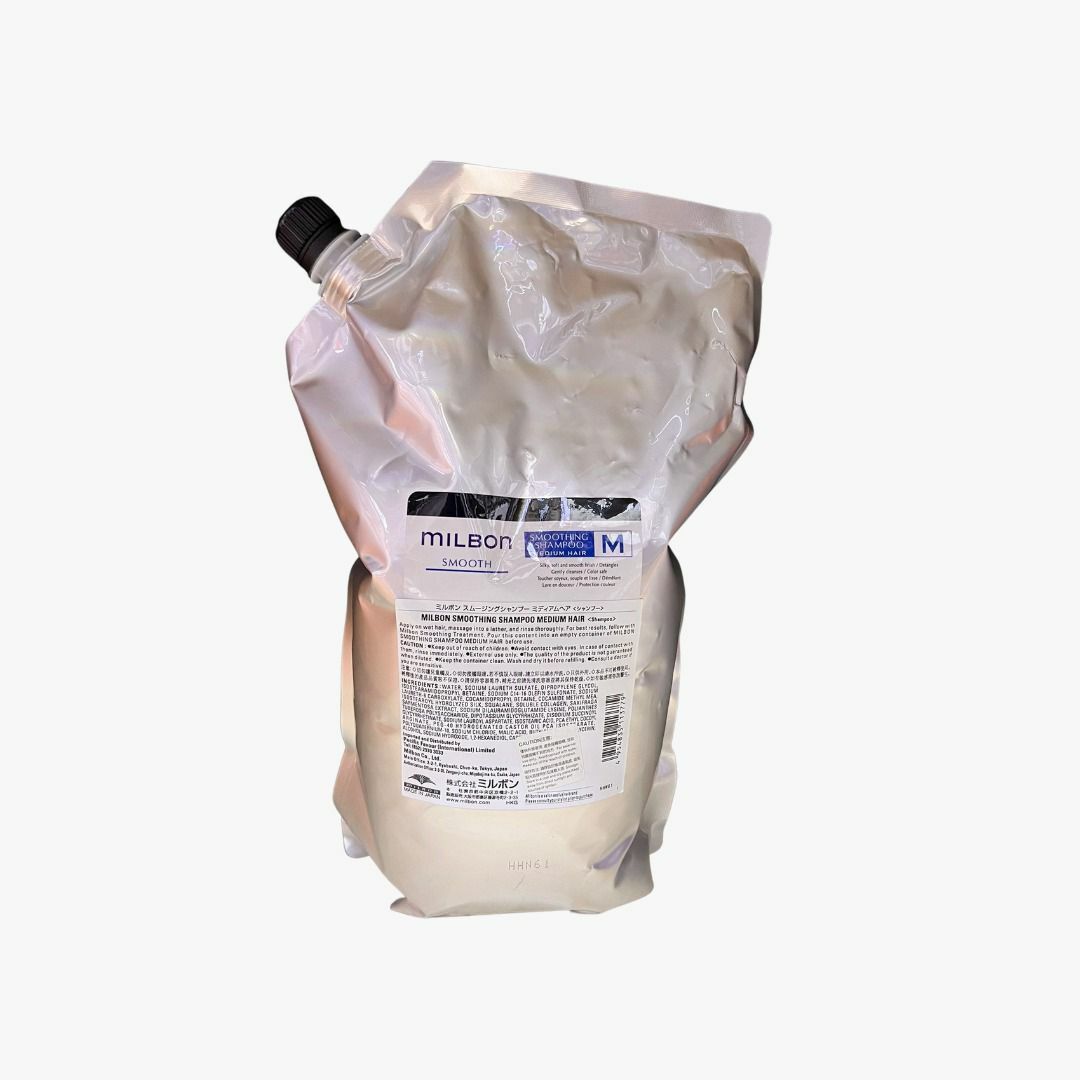 Milbon Smooth 洗髮水 Medium hair (輕度受損髮質）2500ml