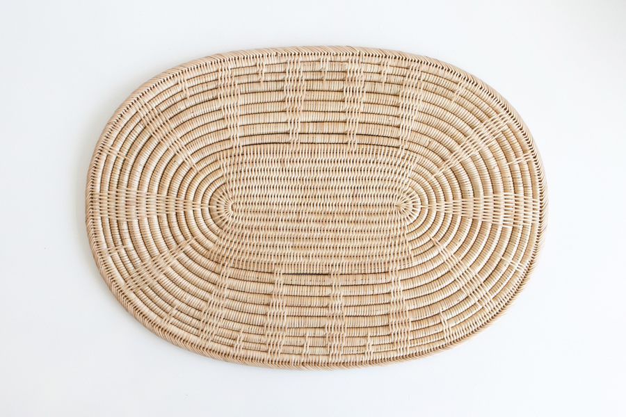 Frangipani Rattans - Oval Place Mat 藤編橢圓餐墊