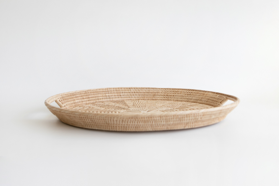 Frangipani Rattans - Round Tray 藤編圓托盤