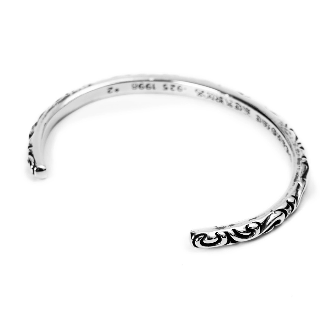 CHROME HEARTS SCROLL BAND CUFF