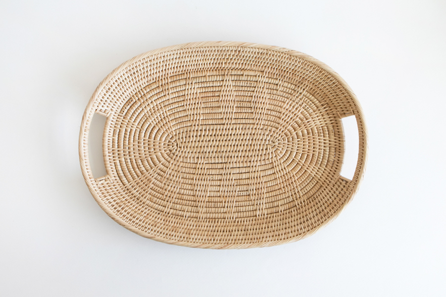 Frangipani Rattans - Oval Tray 藤編橢圓托盤