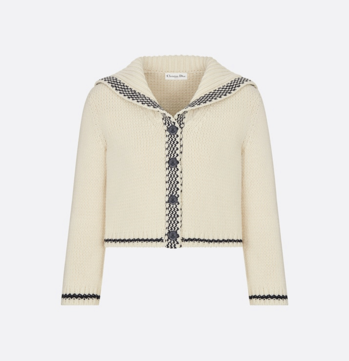 Dior sailor collar cardigan