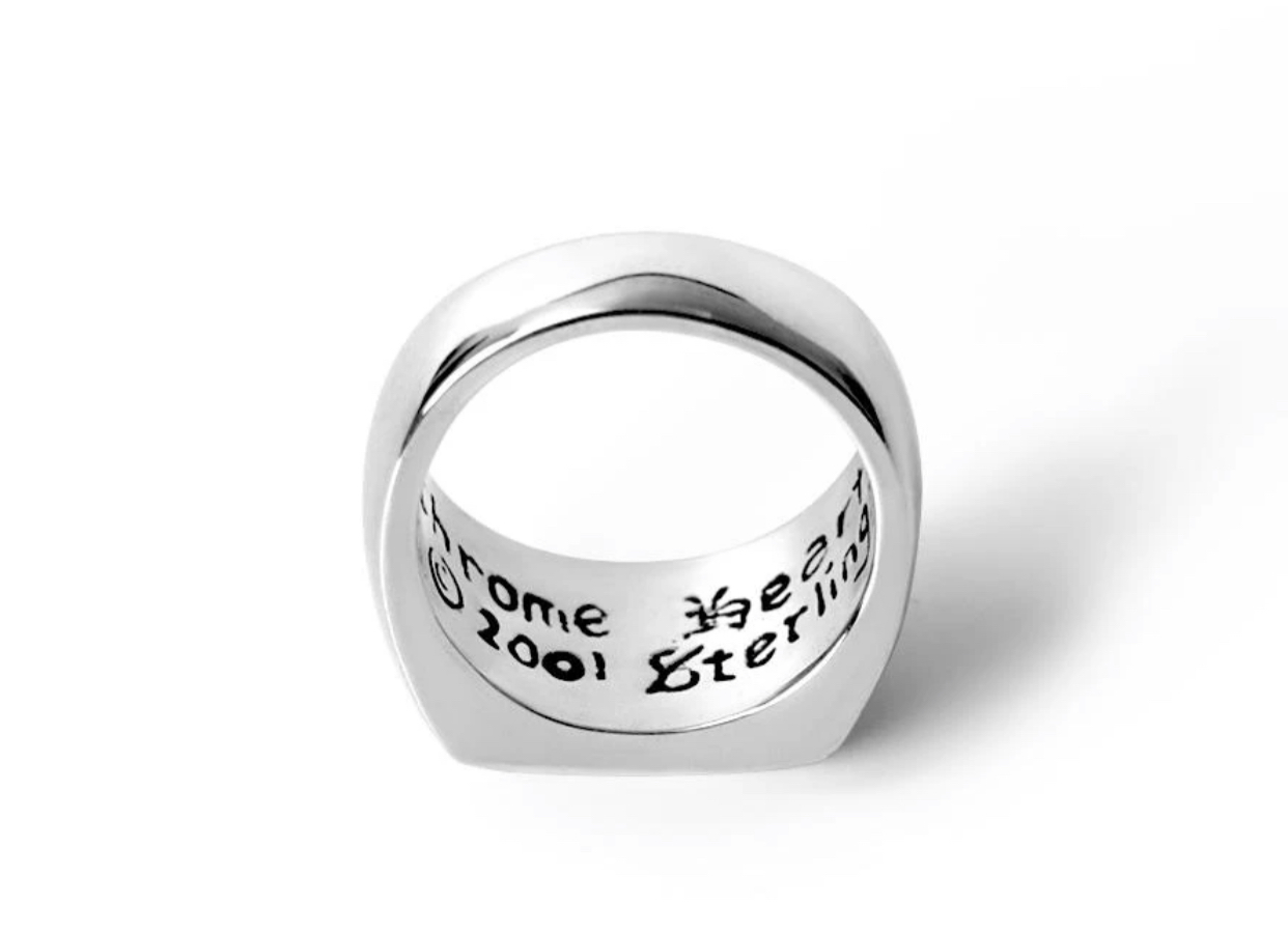 Chrome Hearts Big PJ Cross Ring