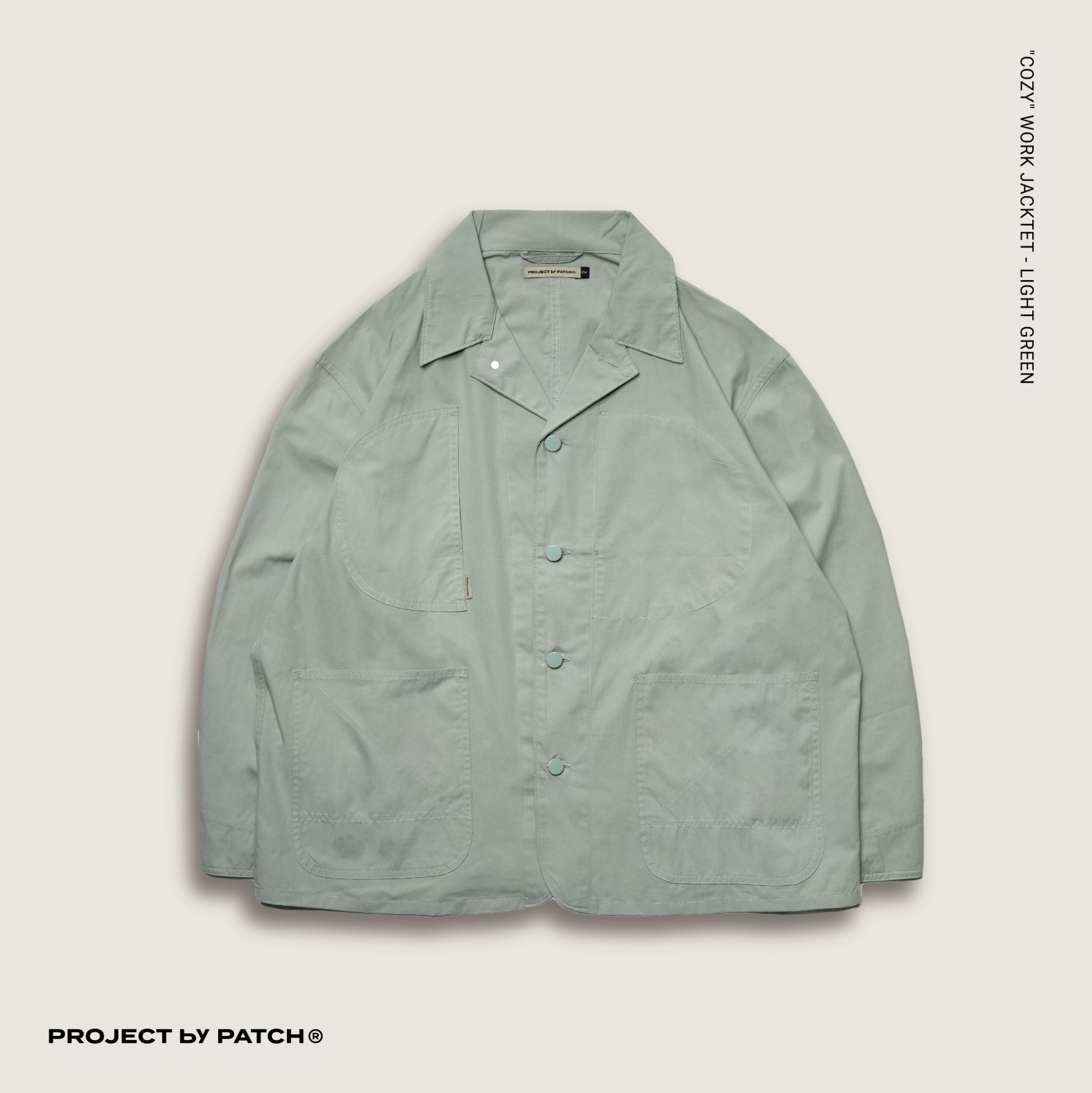 P.B.P - "COZY" WORK JACKTET - Light Green