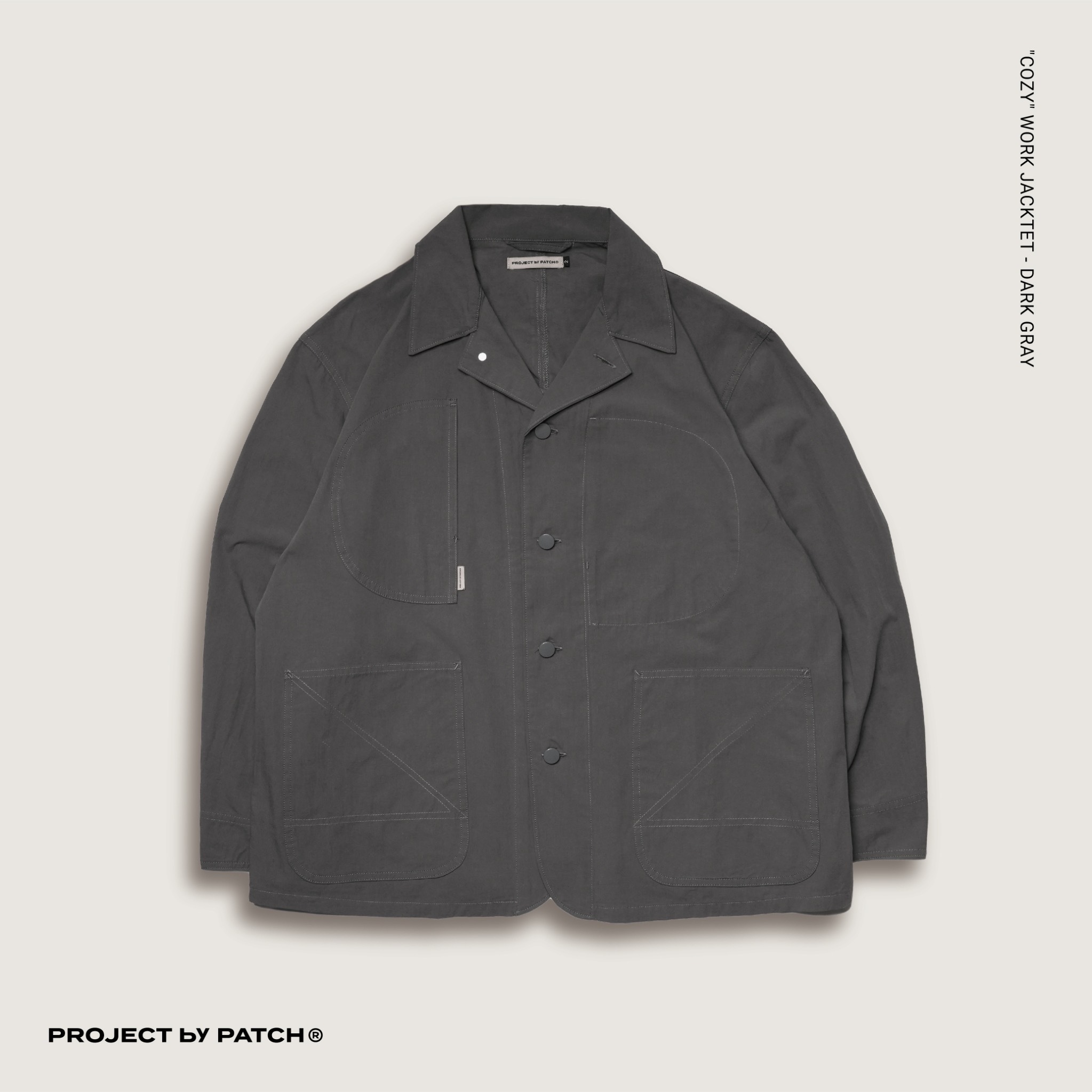 P.B.P - "COZY" WORK JACKTET - Dark Gray