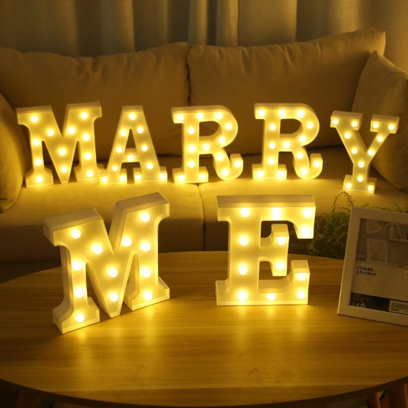💡LED 字母燈 MARRY ME 👉現貨