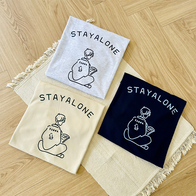 STAYALONE 韓系短T