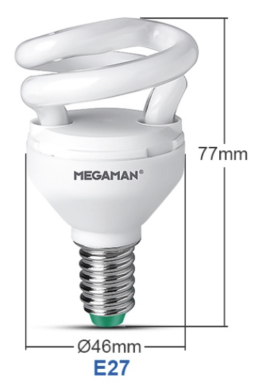 MEGAMAN SP0205-E27 螺旋節能燈