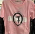 [S] TRUSSARDI T-SHIRT PURE COTTON JERSEY,PINK, 56T00548-1T006290-P132 (STJ79)
