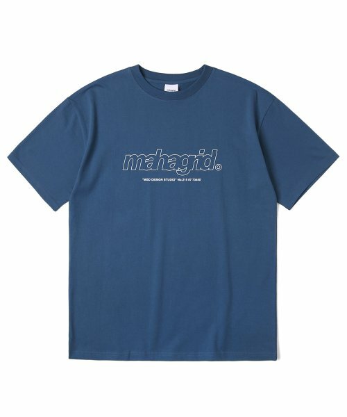 (現貨) MAHAGRID - THIRD LOGO TEE NAVY