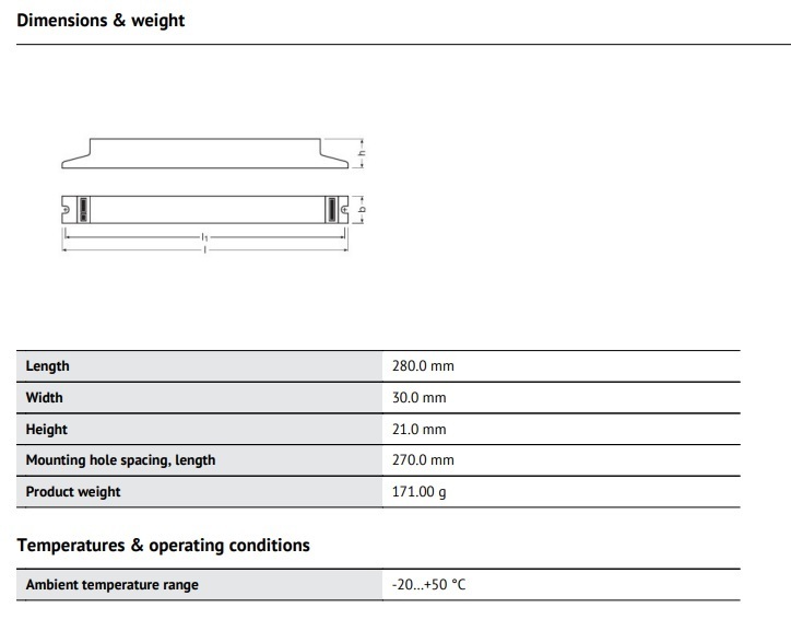 OSRAM QUICKTRONIC Professional 5 1X14-35 電子鎮流器