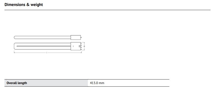 歐司朗 DULUX L 18W 緊湊型 18W 插腳熒光燈（L 型）