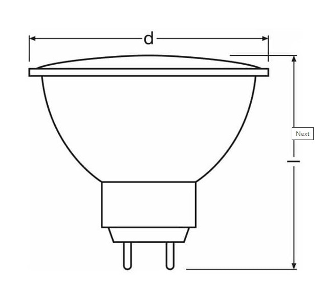 歐司朗 48860VWFL DECOSTAR 51 20W 低壓二向色反射鏡 MR16
