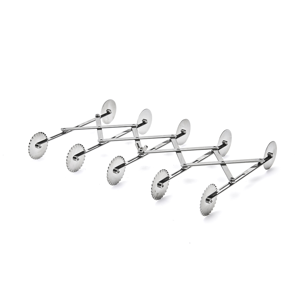 雙邊-可調式不鏽鋼輪刀 (5輪)