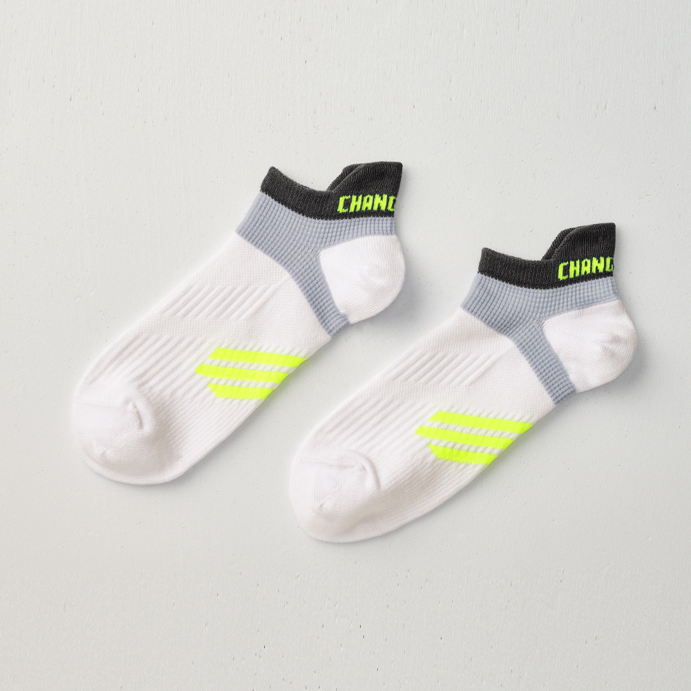 輕量後枕運動踝襪〈白〉