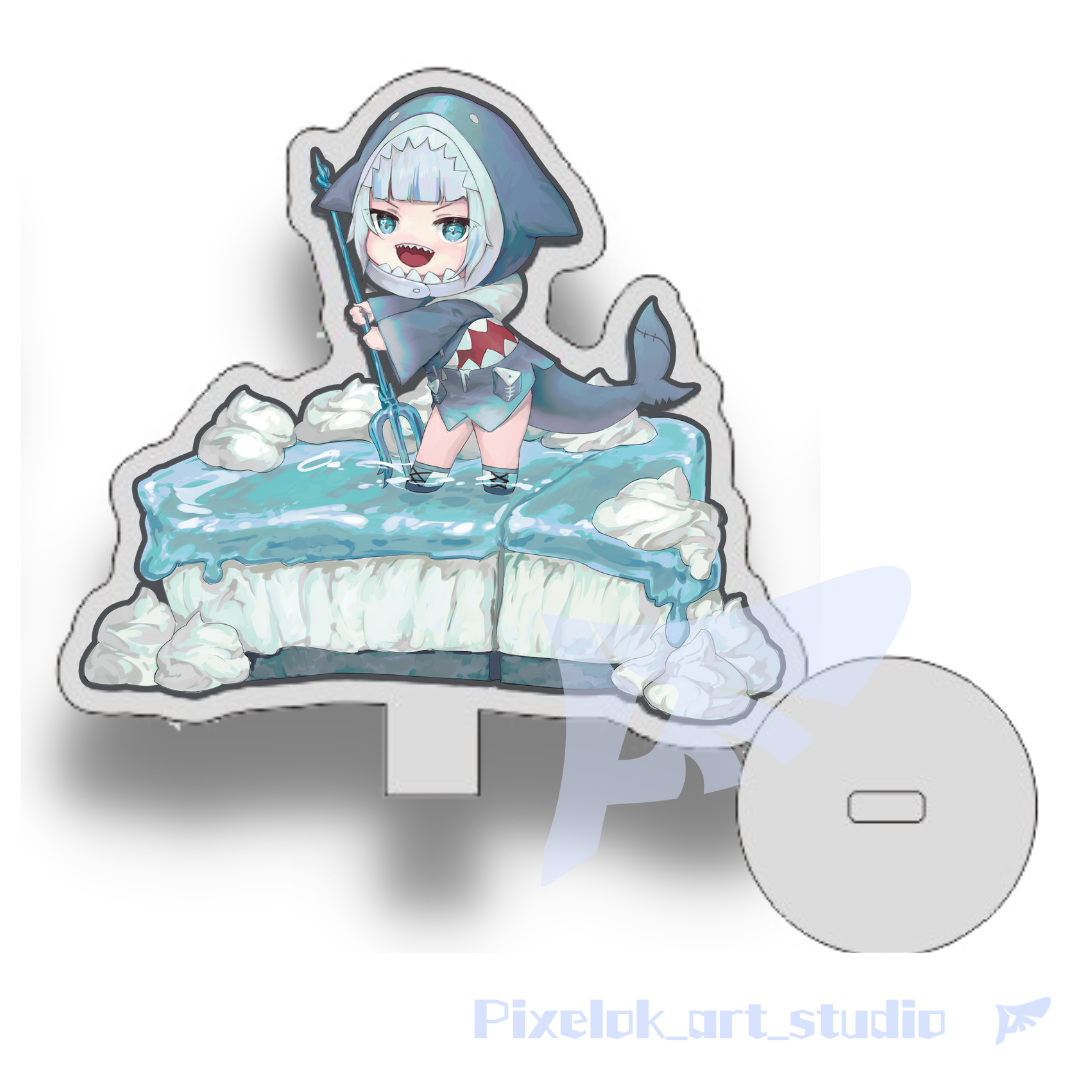 「香港同人 - 代理」Pixelok Hololive EN 甜品系列 #3 立牌