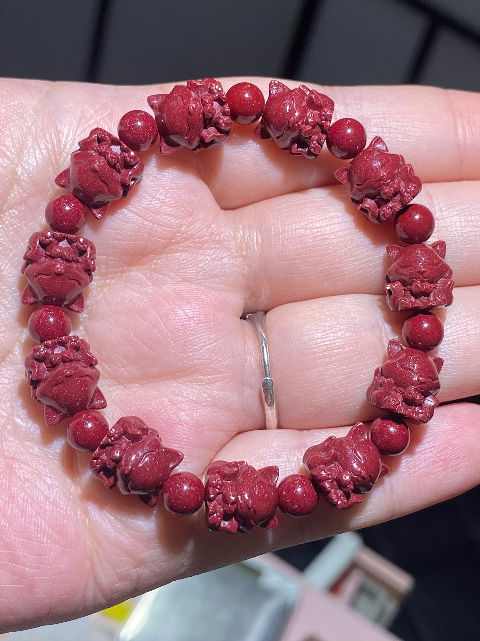 硃砂九尾狐手串