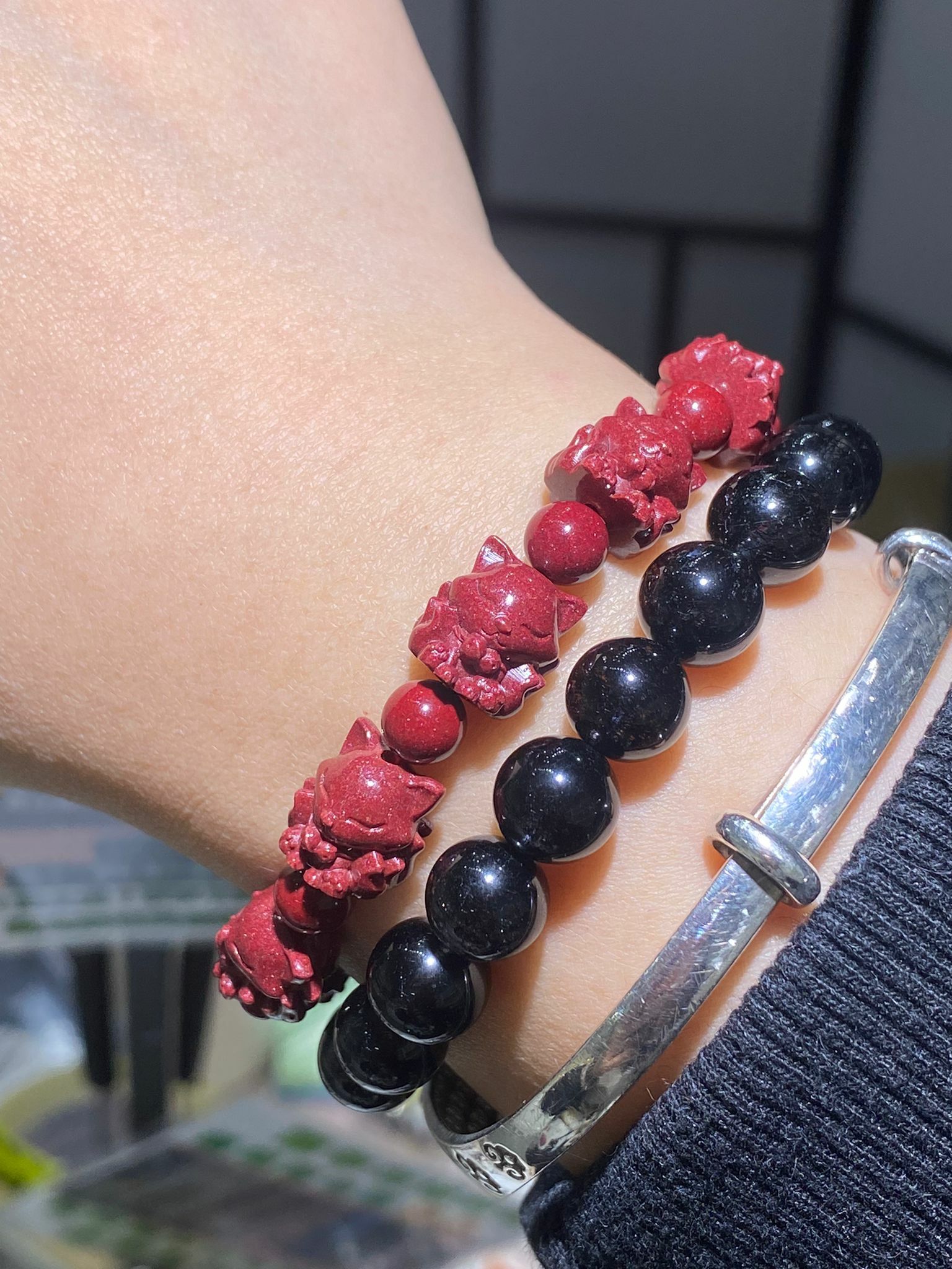 硃砂九尾狐手串