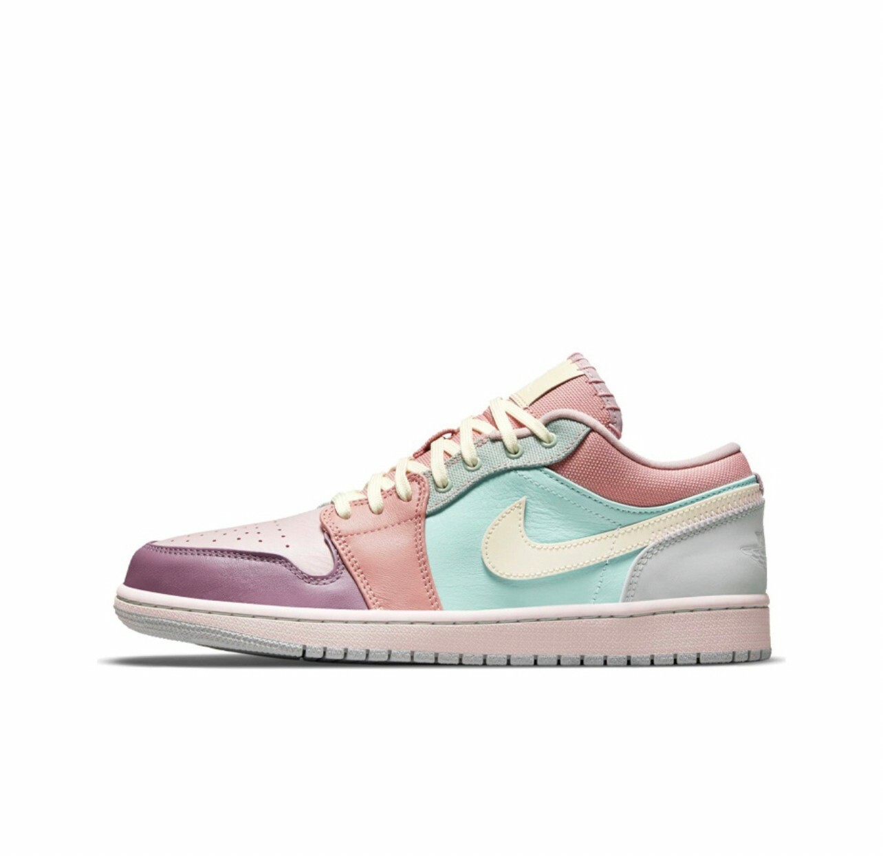 代購 Air Jordan 1 LOW "champagne" 復古籃球鞋 馬卡龍配色 粉紫綠 MAR-