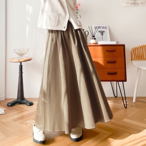 日本 挺版顯瘦長裙 四色