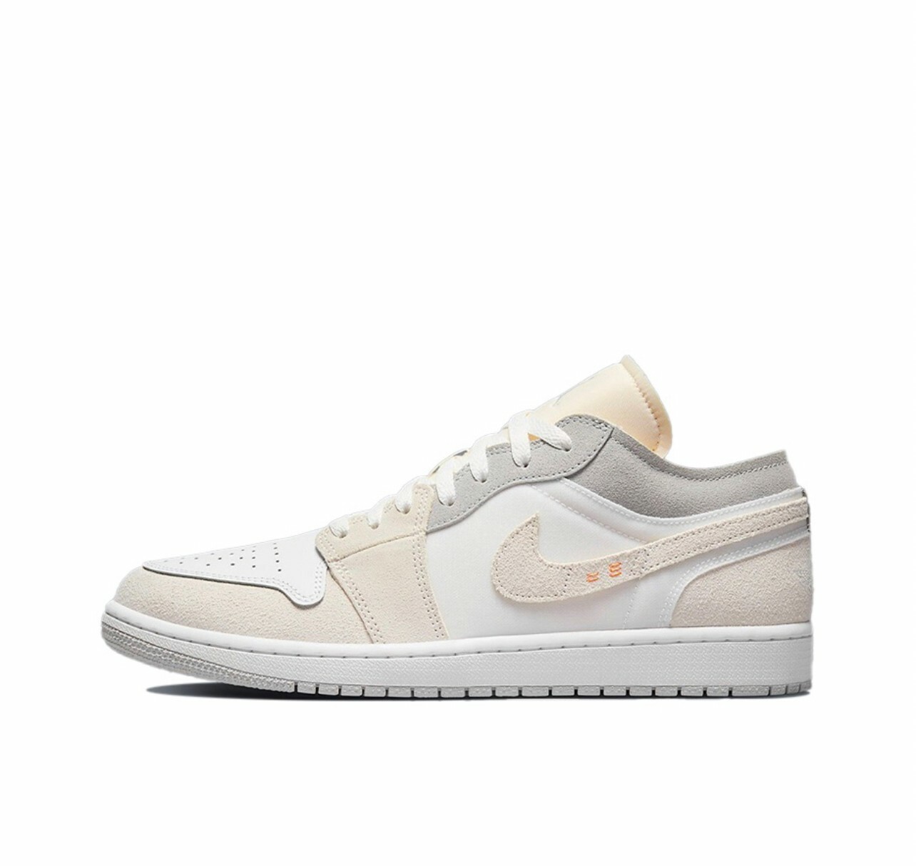 代購 Air Jordan 1 LOW "white and phite and" 籃球鞋 白灰 MAR-
