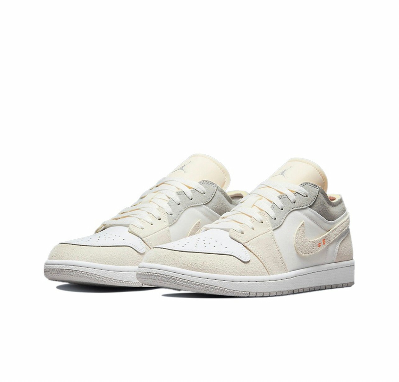 代購 Air Jordan 1 LOW "white and phite and" 籃球鞋 白灰 MAR-