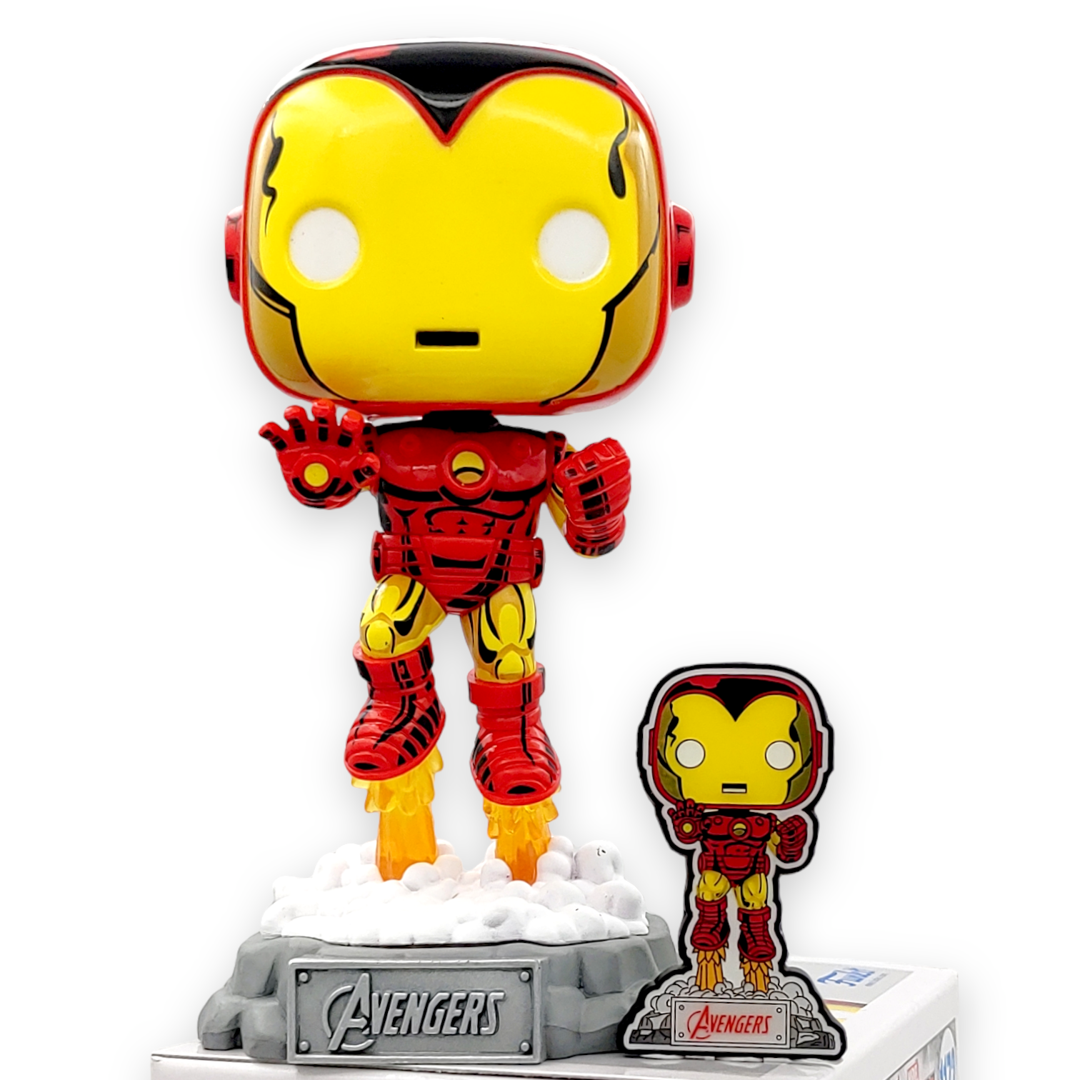 FUNKO POP<復仇者聯盟>Iron Man(60週年公仔&襟章紀念版)-NO.1172