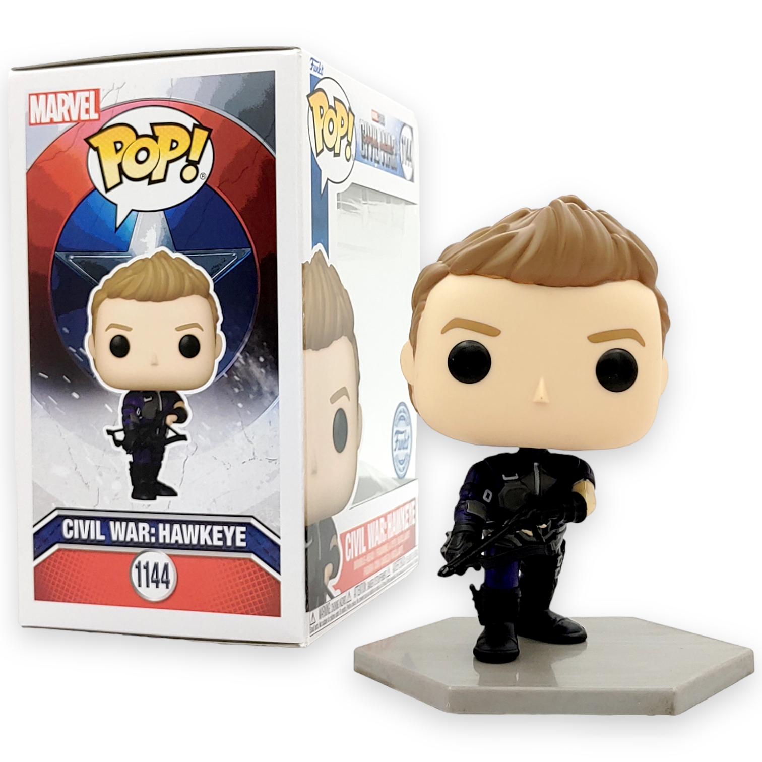 FUNKO POP<美國隊長3-英雄內戰12公仔套裝>鷹眼-NO.1144