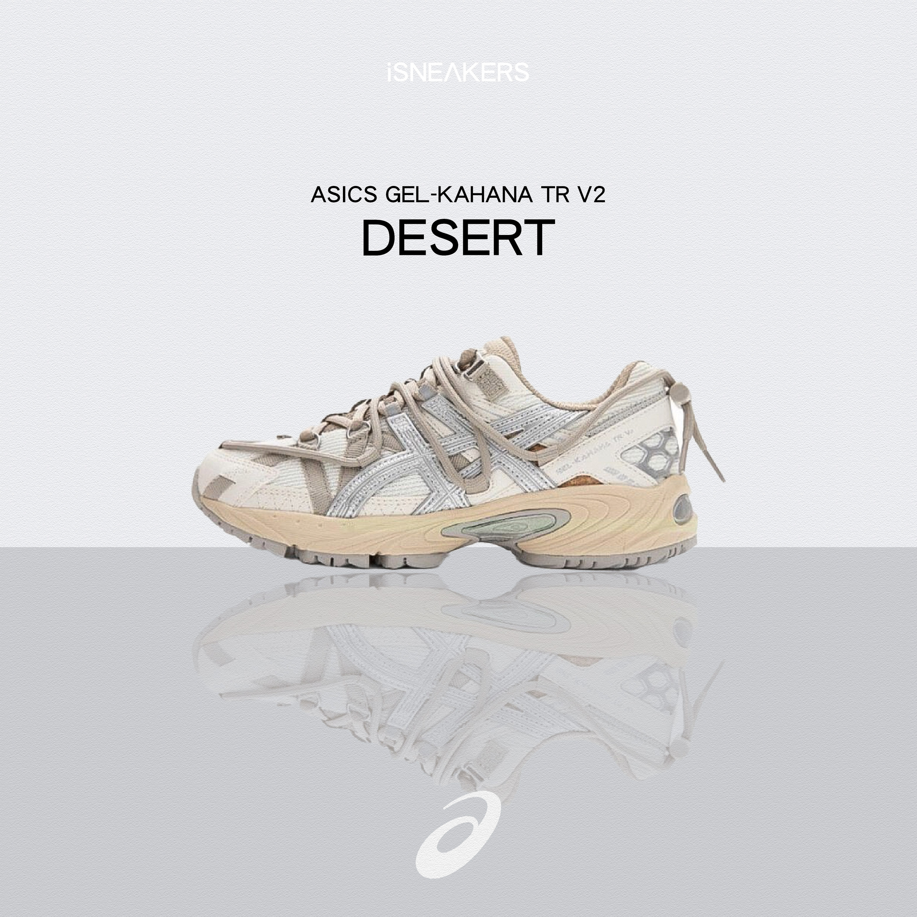 iSNEAKERS｜Asics Gel-Kahana TR V2 "Desert" 抽繩 沙色 1203A259-250