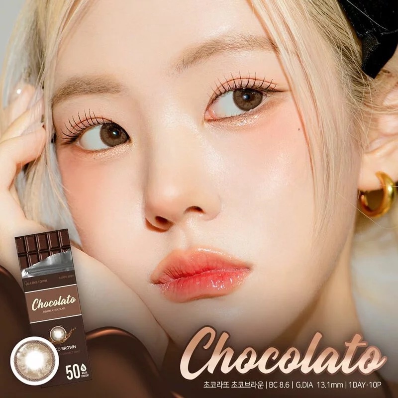 LensTown Chocolato 1 Day(10P)(Choco Brown)