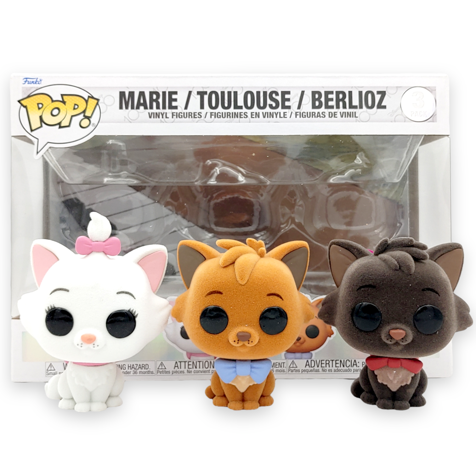 FUNKO POP<迪士尼100週年>[富貴貓1970]瑪麗/杜洛斯/柏里歐-No.3pack
