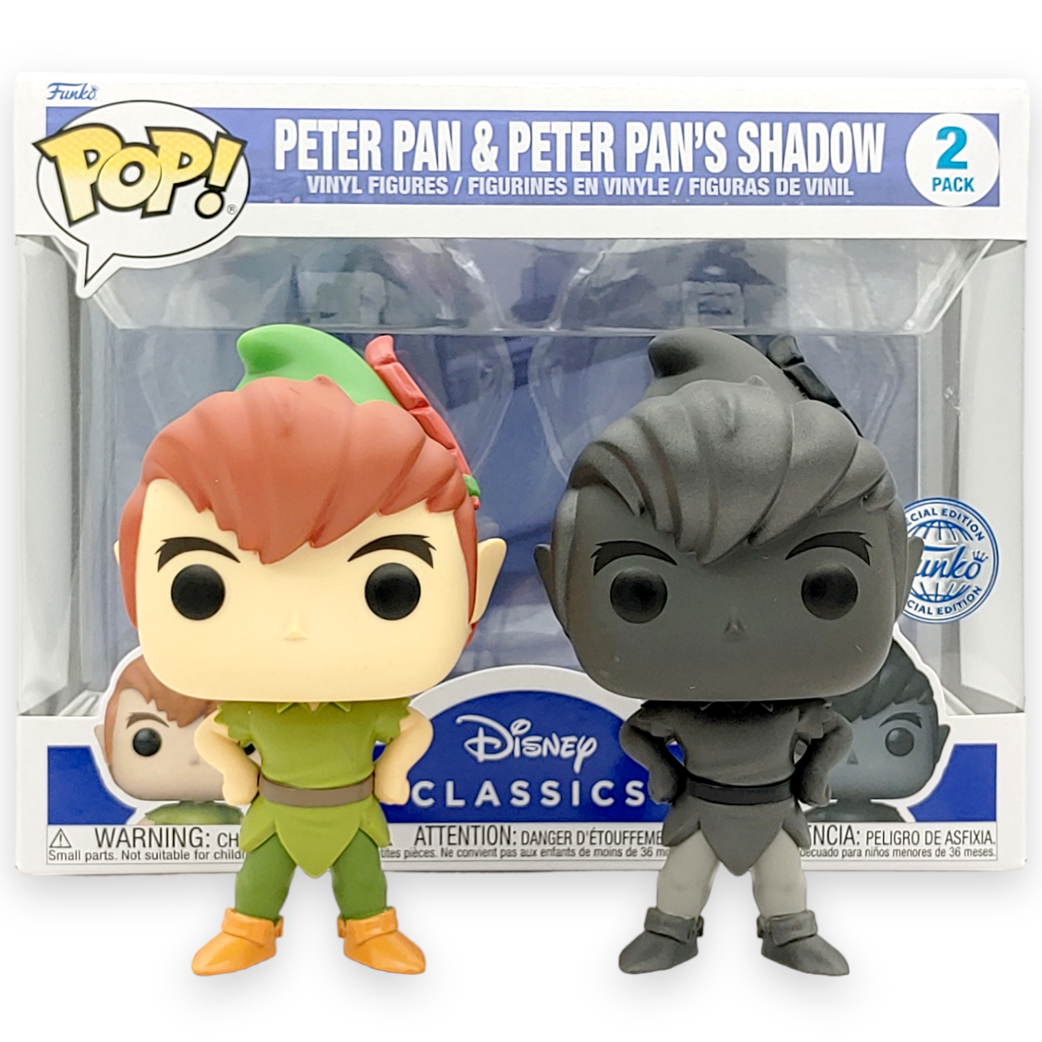 FUNKO POP <Peter Pan>彼得.潘與影子彼得.潘-No.2pack