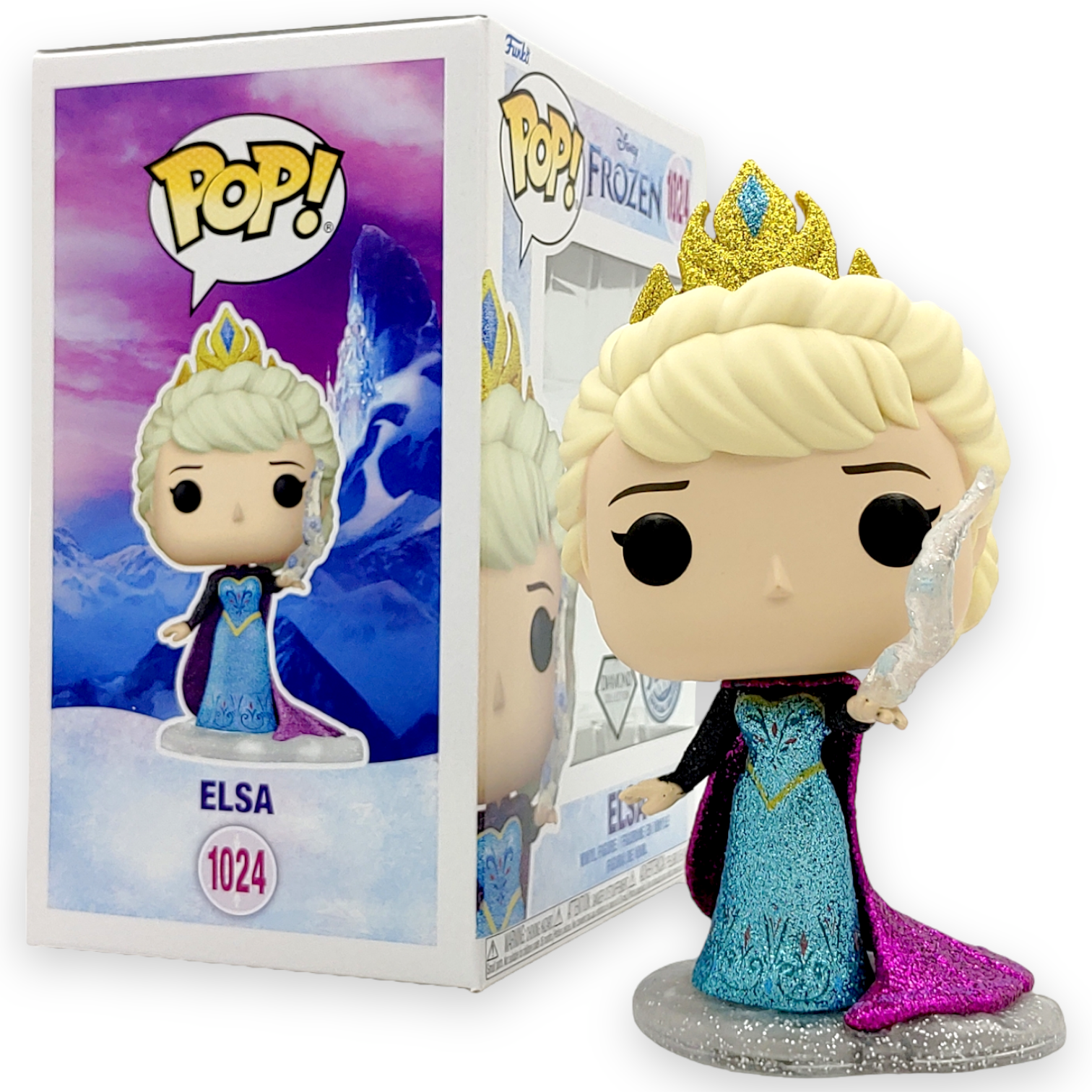 FUNKO POP <魔雪奇緣>愛莎(魔法)(鑽石版)-No.1024