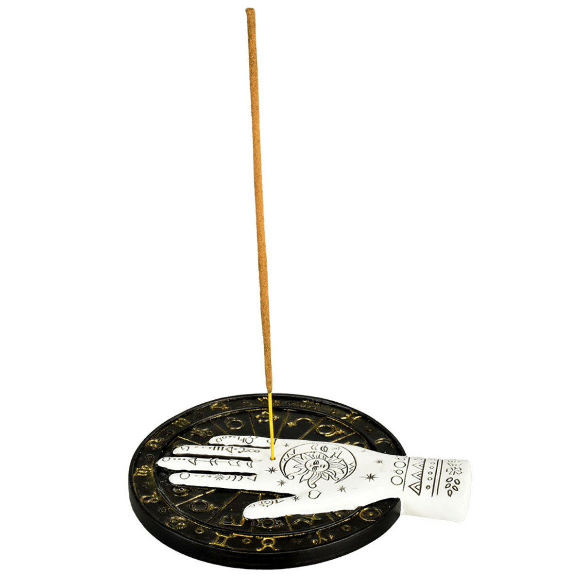 PALMISTRY & ASTROLOGY POLYRESIN INCENSE BURNER