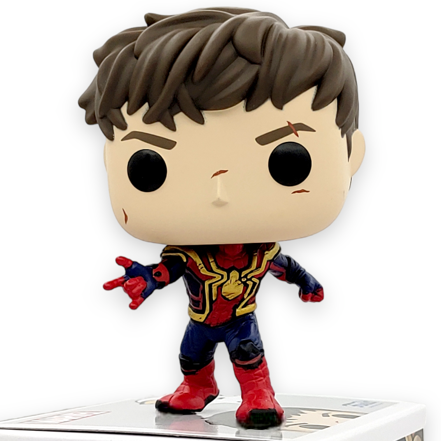 FUNKO POP<蜘蛛俠-不戰無歸> 蜘蛛俠(戰損)-NO.1169