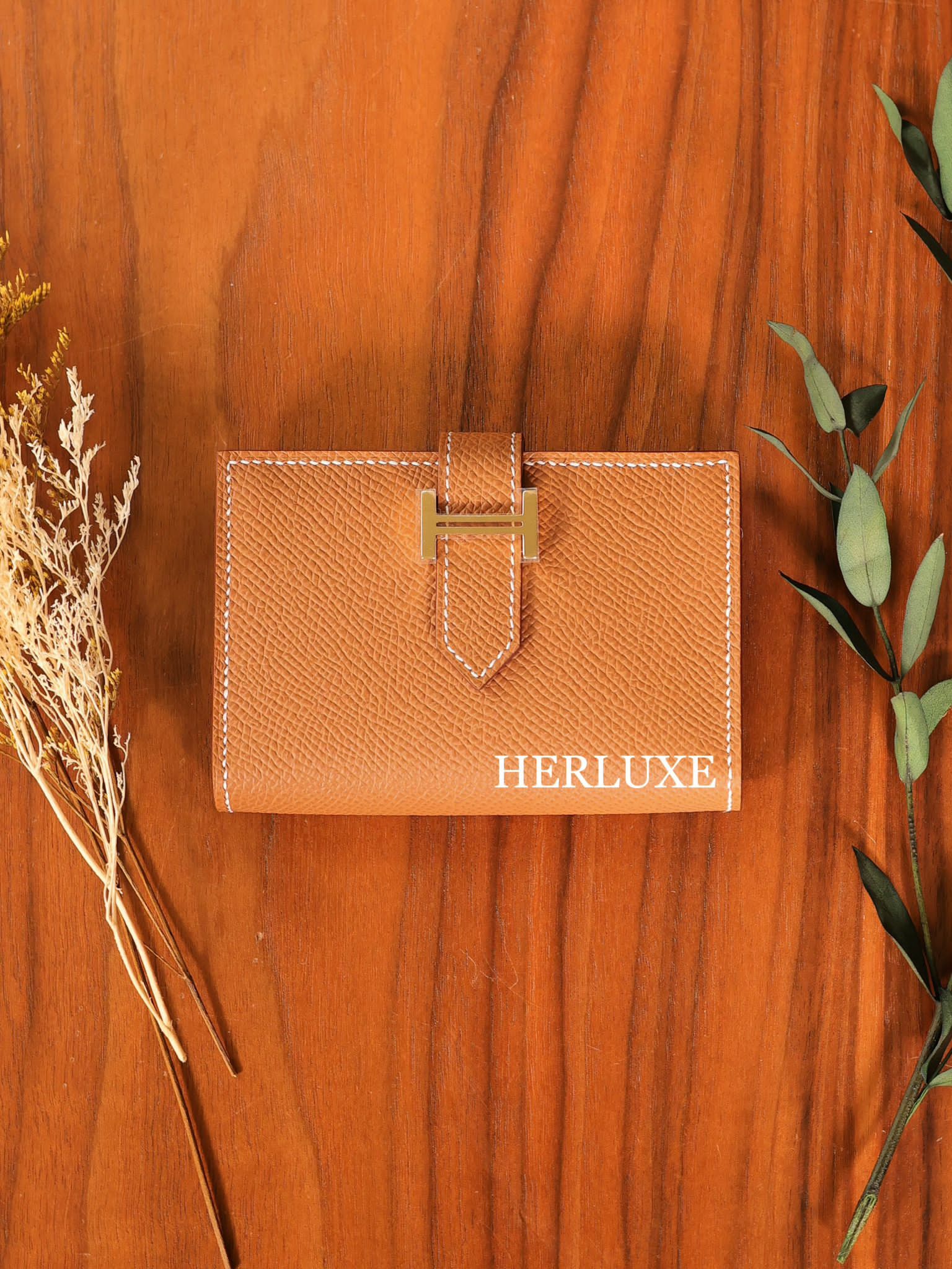 Bearn mini card holder 37 gold cc epsom