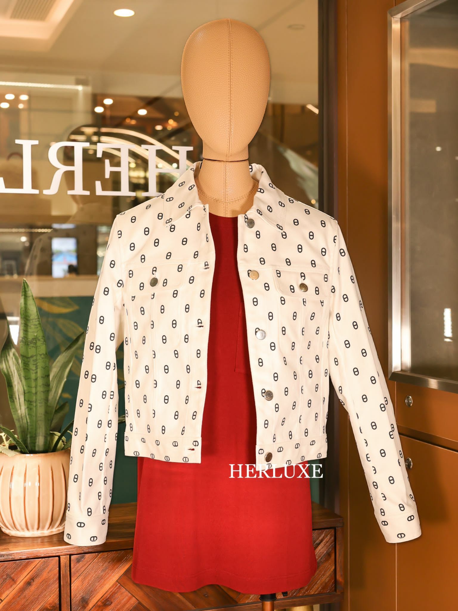 Chaine d'Ancre" denim jacket size 36 22SS 女裝 豬鼻牛仔外套